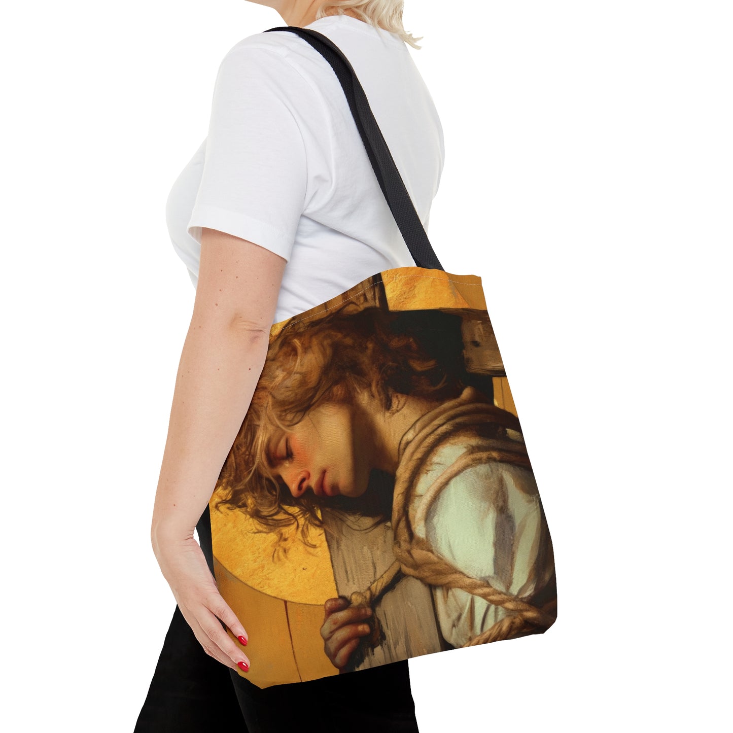 Saint Dismus, The 'Good Thief' - Tote Bag - Large Medium Small Faith Art Bag - Catholic Faith Purse