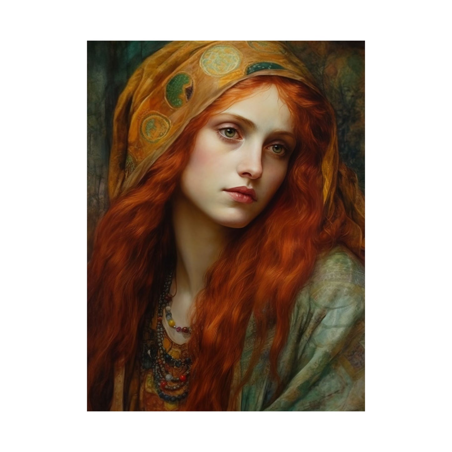 Mary Magdalene's Inner Peace Print - Sanctified Souls Print - Multiple Sizes - Premium Matte Vertical Posters
