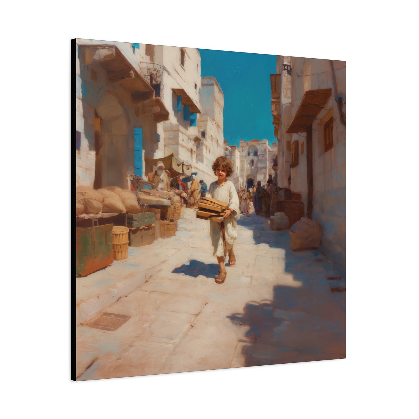 Nazareth and the Hidden Light of Christ - Gallery Wrapped Canvas - Print - Religious Art for your Home - Catholic Art