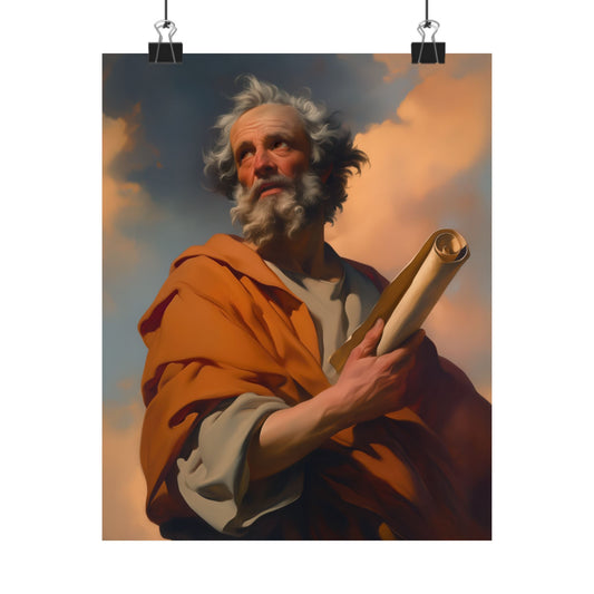 Saint Paul the Apostle - Sanctified Souls Print - Multiple Sizes - Premium Matte Vertical Posters