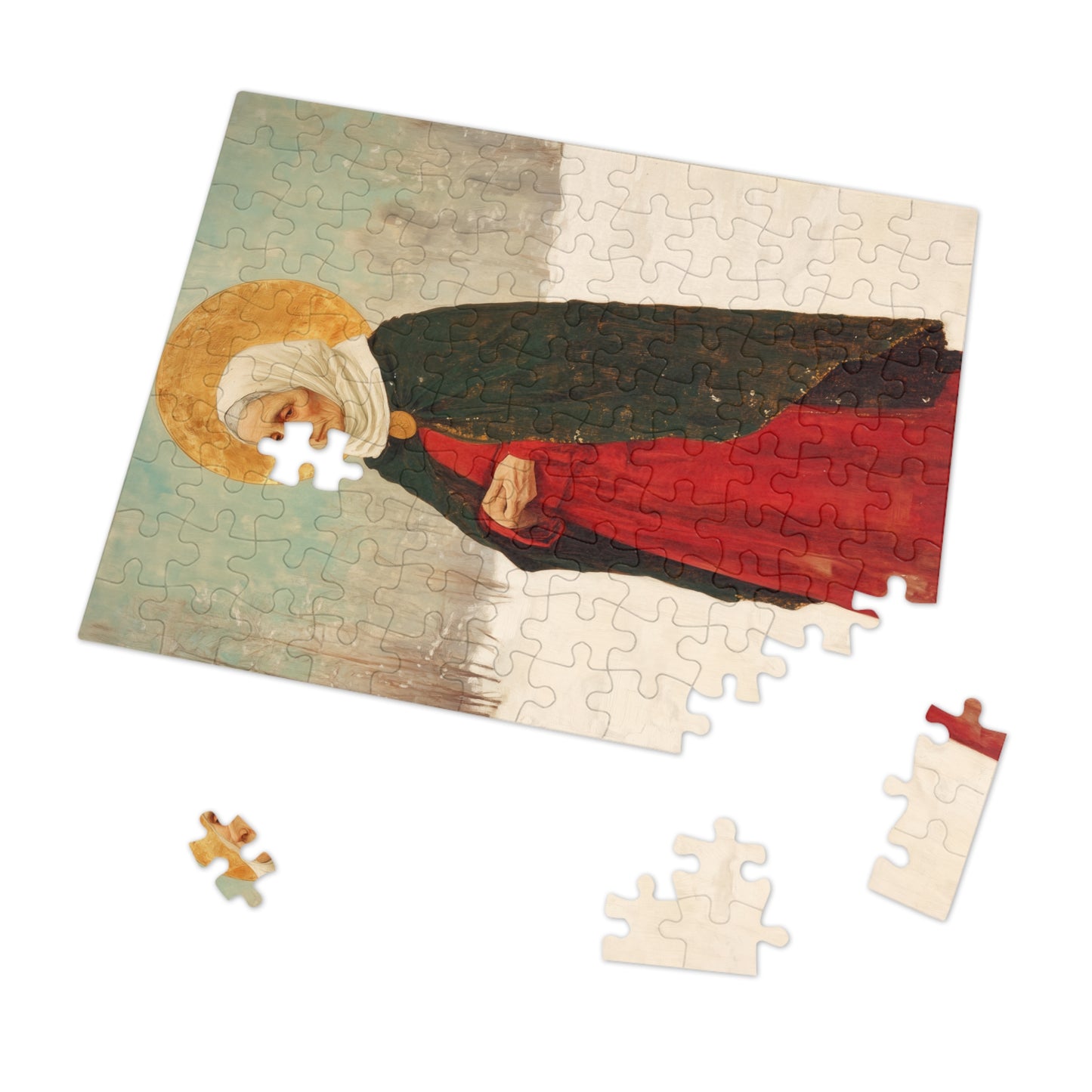 Saint Xenia - Russian Saint Art - Puzzle & Keepsake Tin - Religious Jigsaw Puzzle (30, 110, 252, 500,1000-Piece)
