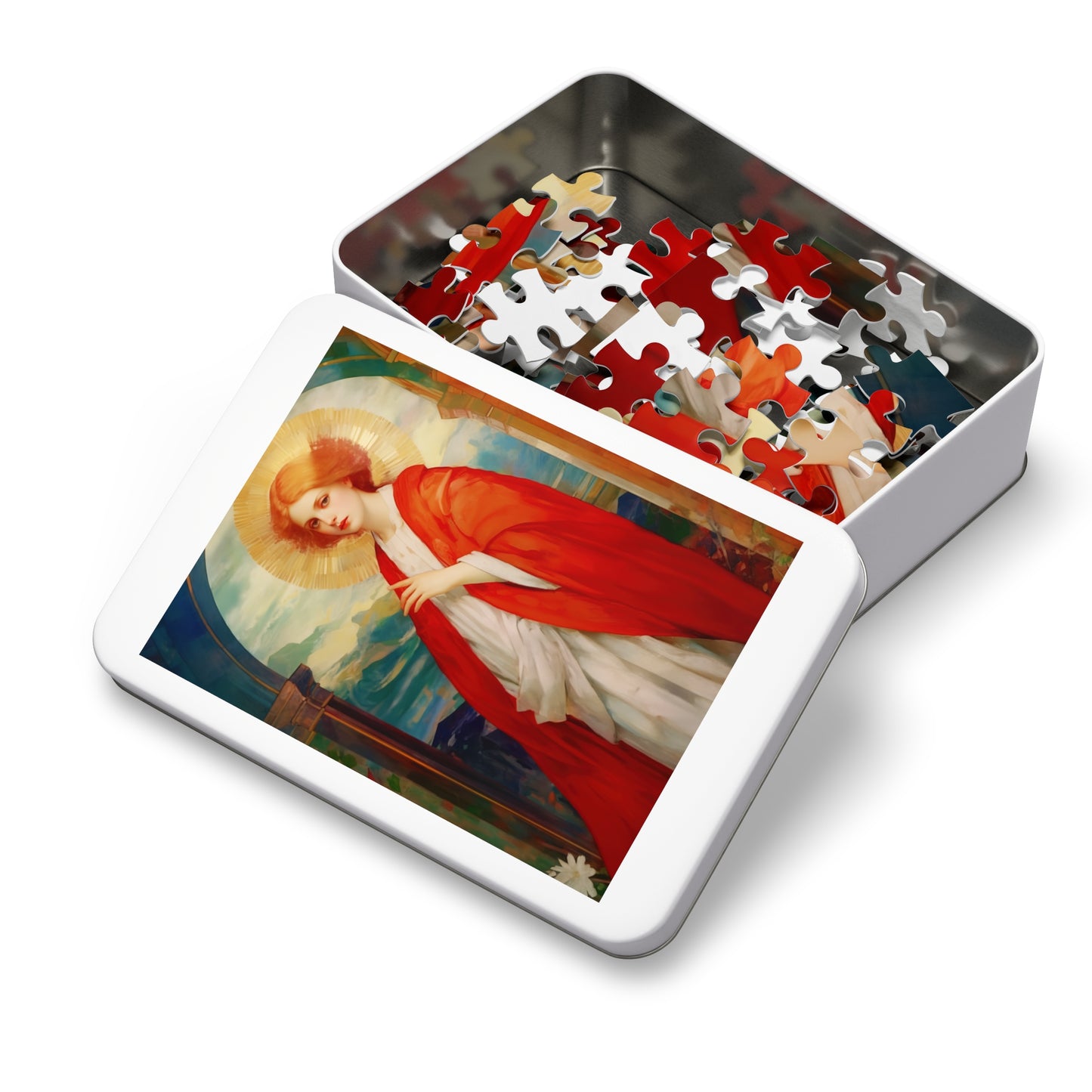 Saint Bibiana - Puzzle and Keepsake Tin - Jigsaw Puzzle (30, 110, 252, 500,1000-Piece) - Religious Puzzle