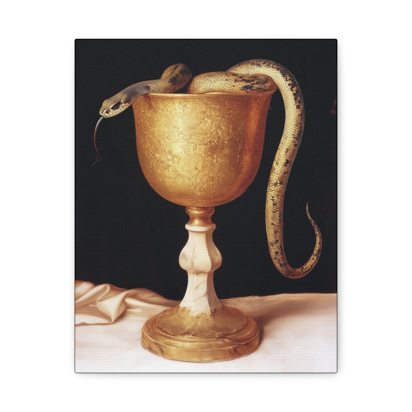 Saint John's Chalice - Gallery Wrapped Canvas - Print - Religious Art for your Home - Catholic