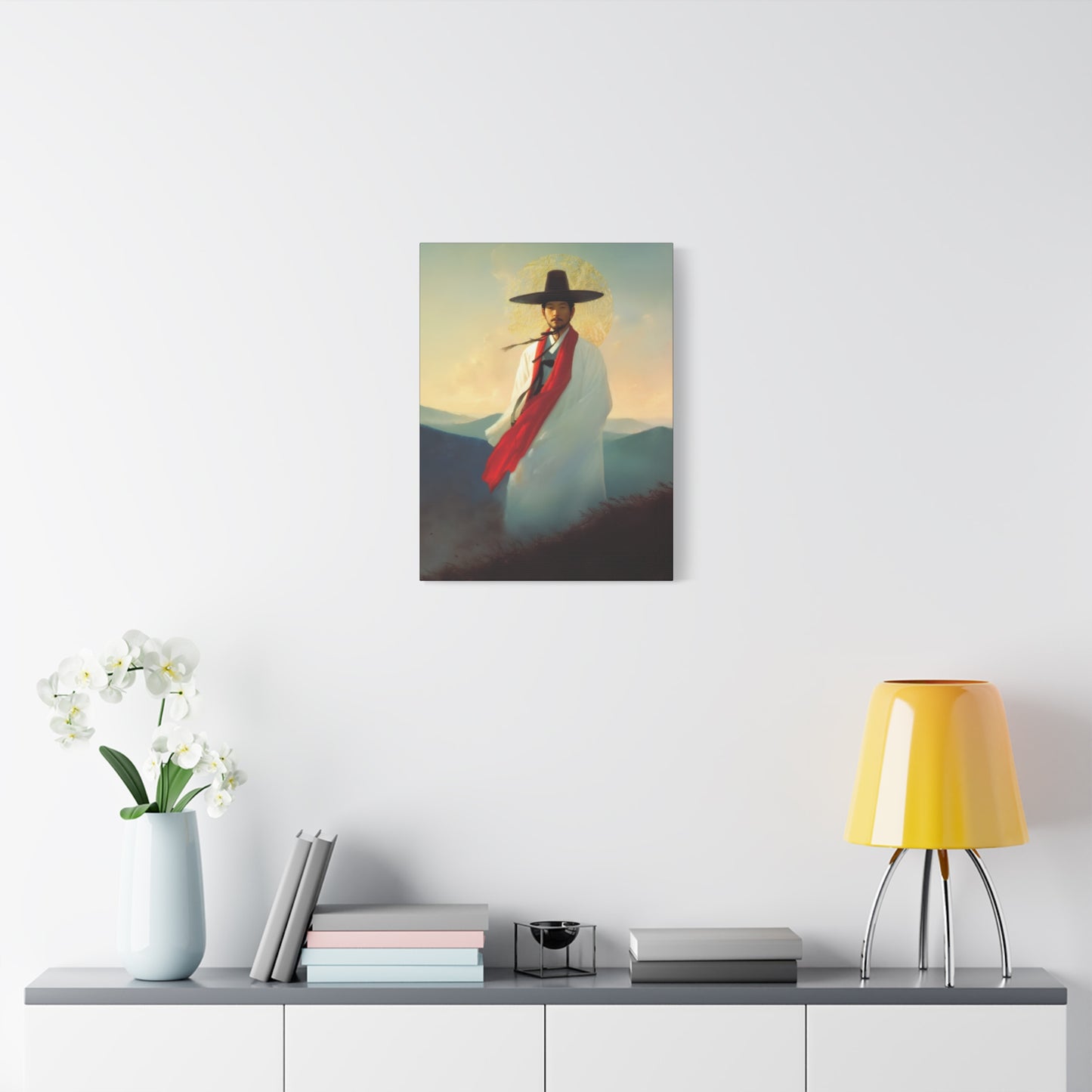 Saint Andrew Kim Taegon - Multiple Sizes - Catholic Home art - Museum Wrapped Canvas - Sanctified Souls Print - Martyr Saint