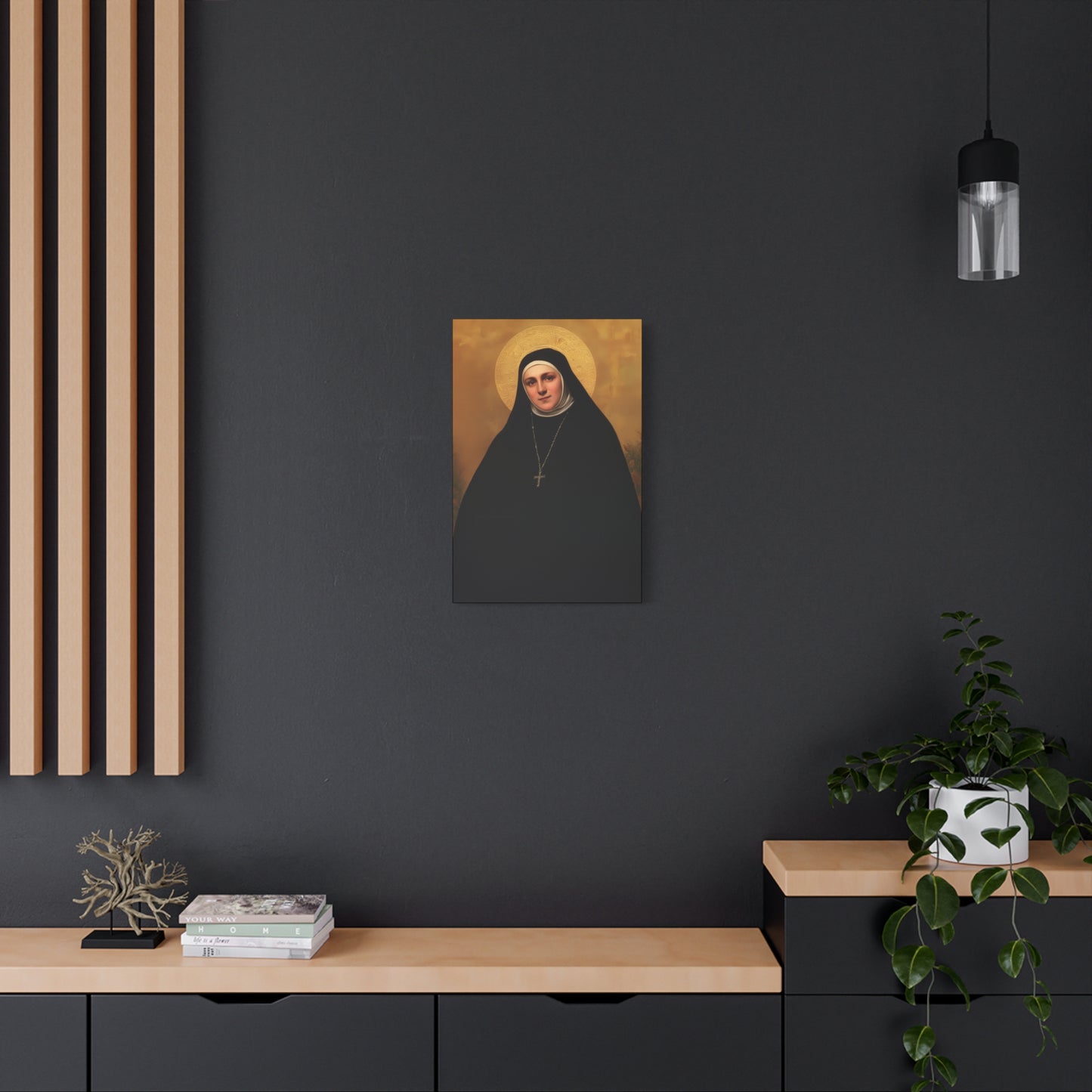 Saint Geltrude Caterina Comensoli - Gallery Wrapped Canvas - Print - Religious Art for your Home - Catholic Art