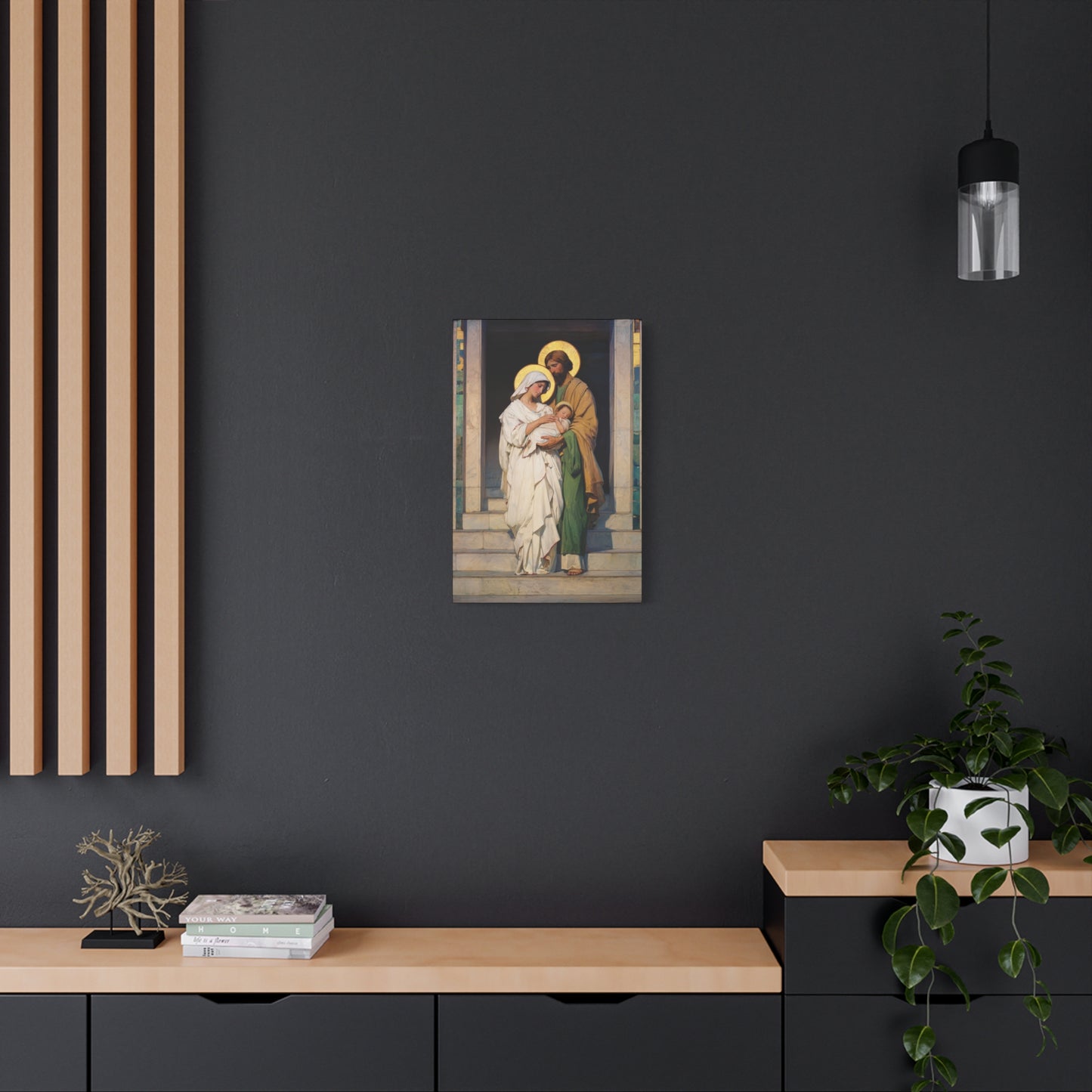 The Feast of the Presentation of the Lord - Holy Family - Gallery Wrapped Canvas - Print - Religious Art for your Home - Catholic art print - prayer room art