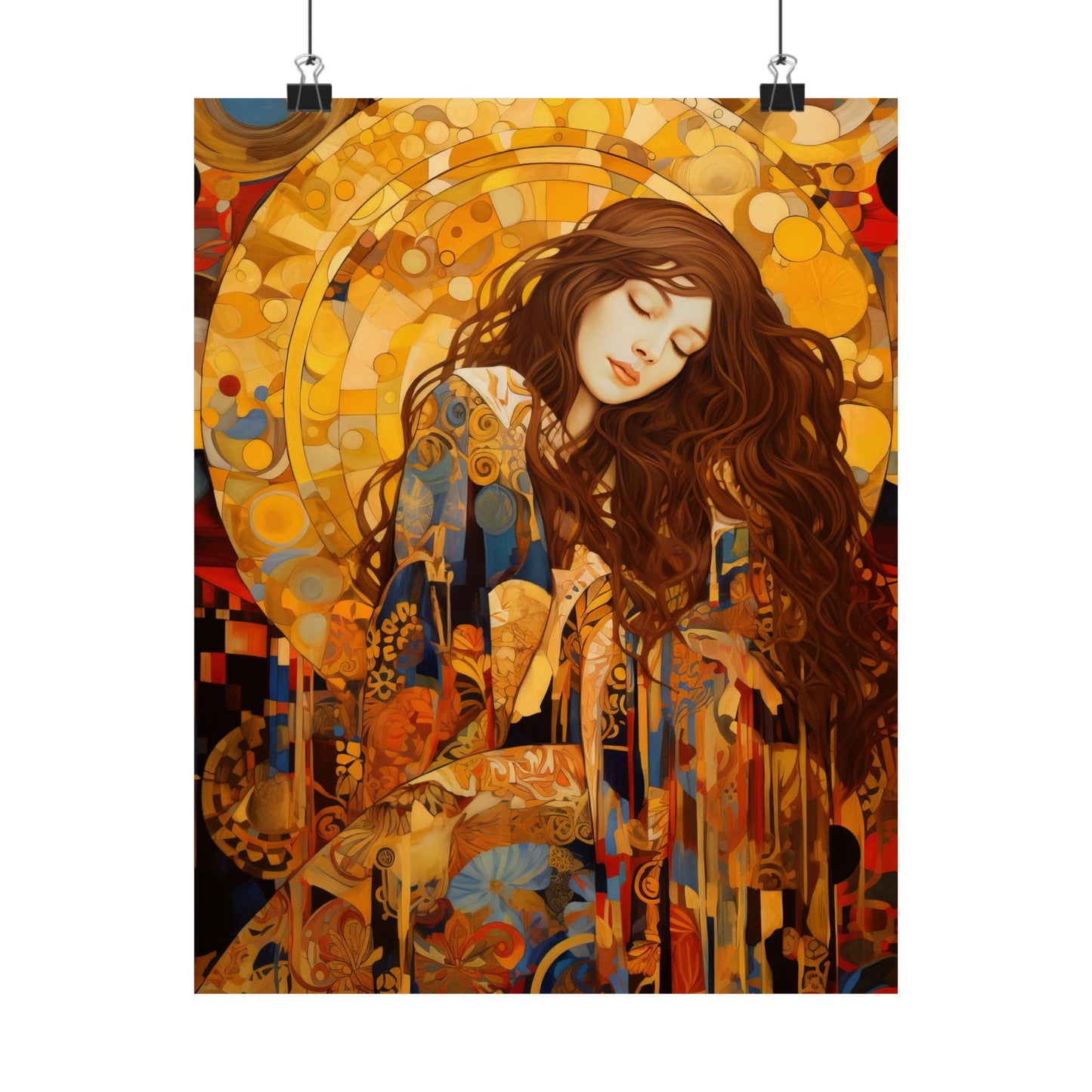 Embodied Grace: Mary Magdalene's Resilience Print - Sanctified Souls Print - Multiple Sizes - Premium Matte Vertical Posters