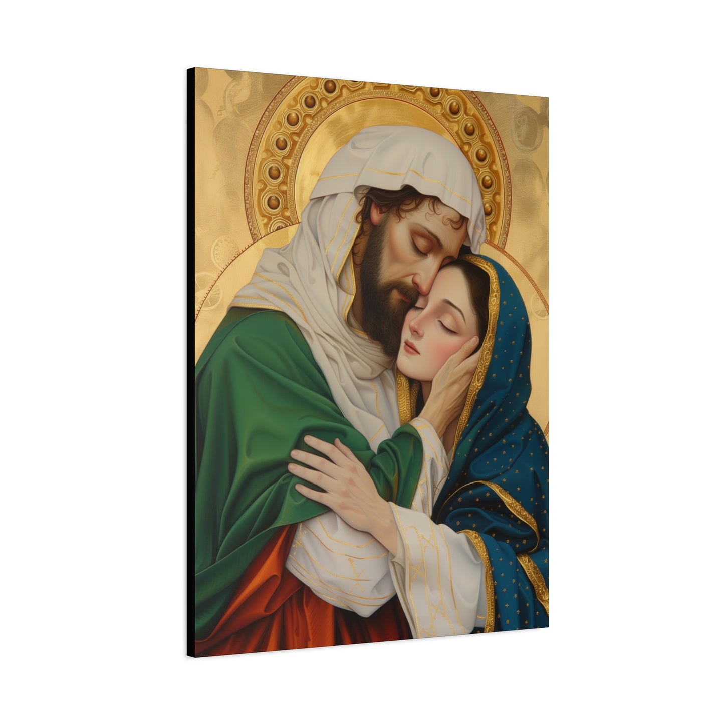 Saints Aquila and Priscilla - Museum Wrapped Canvas - Sanctified Souls Print - Religious Art for your Home - Religious Wall Art - Print