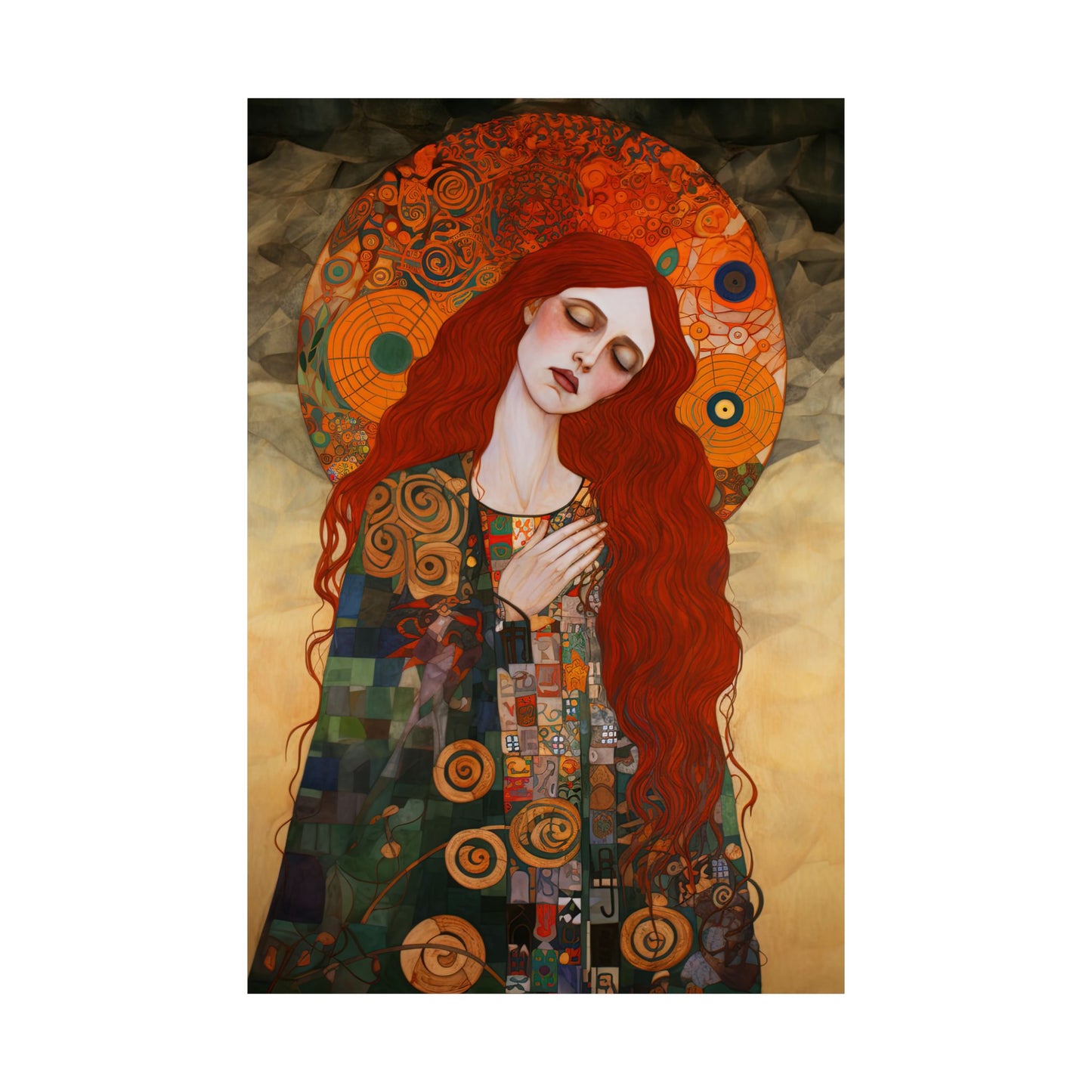 Mystery of Mercy - Saint Mary Magdalene Print - Sanctified Souls Print - Multiple Sizes - Premium Matte Vertical Posters