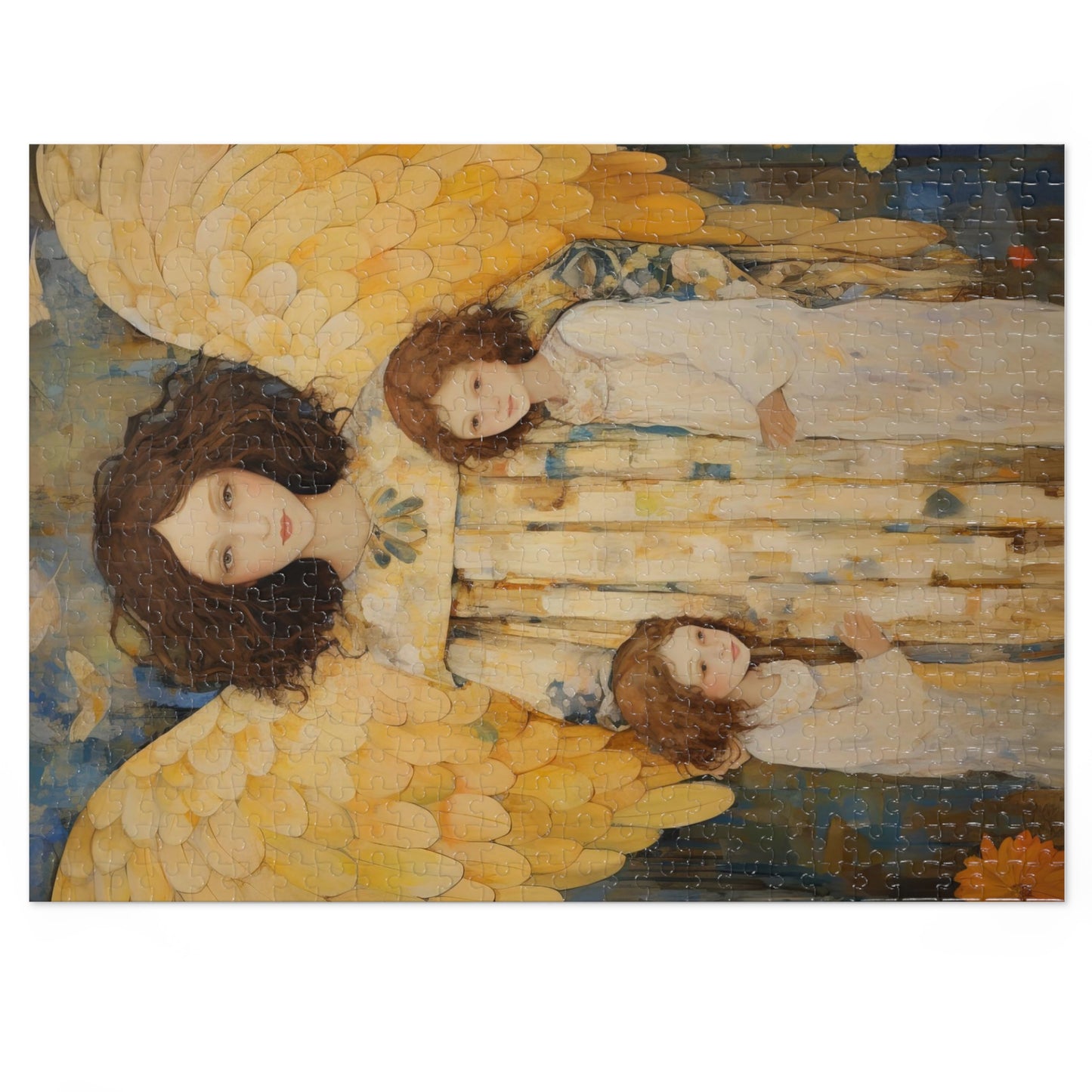 Embrace of the Guardian - Puzzle and Keepsake Tin - Religious Jigsaw Puzzle (30, 110, 252, 500,1000-Piece) - Religious Puzzle