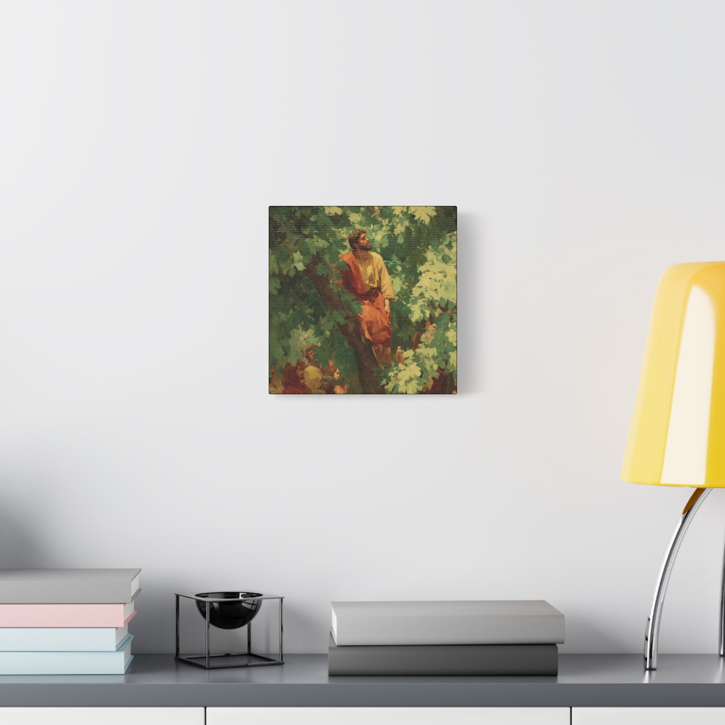 Zacchaeus - Gallery Wrapped Canvas - Print - Religious Art for your Home - Catholic Art Print