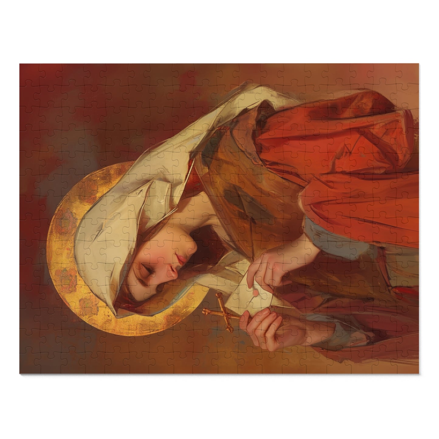 Saint Phoebe  - Puzzle and Keepsake Tin - Religious (30, 110, 252, 500,1000) - Religious Puzzle - Gifts for Catholic Families