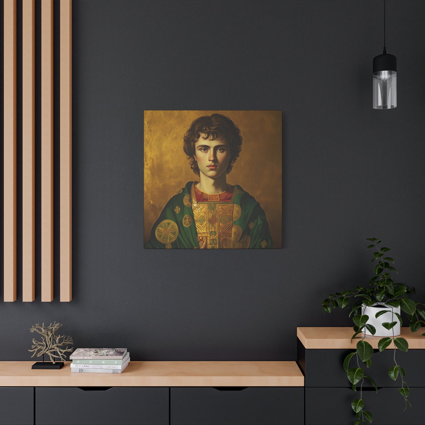 Saint Pantaleon Canvas Print - Multiple Sizes - Catholic Home art - Museum Wrapped Canvas - Sanctified Souls Print