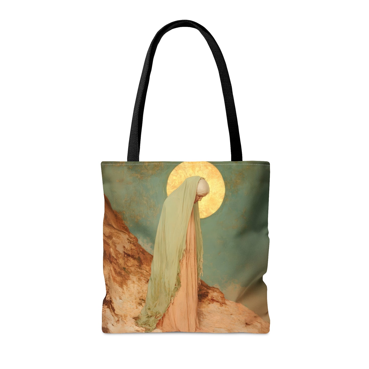 Saint Melania the Elder - Desert Mother - Tote Bag - Large Medium Small Faith Art Bag - Catholic Faith Purse