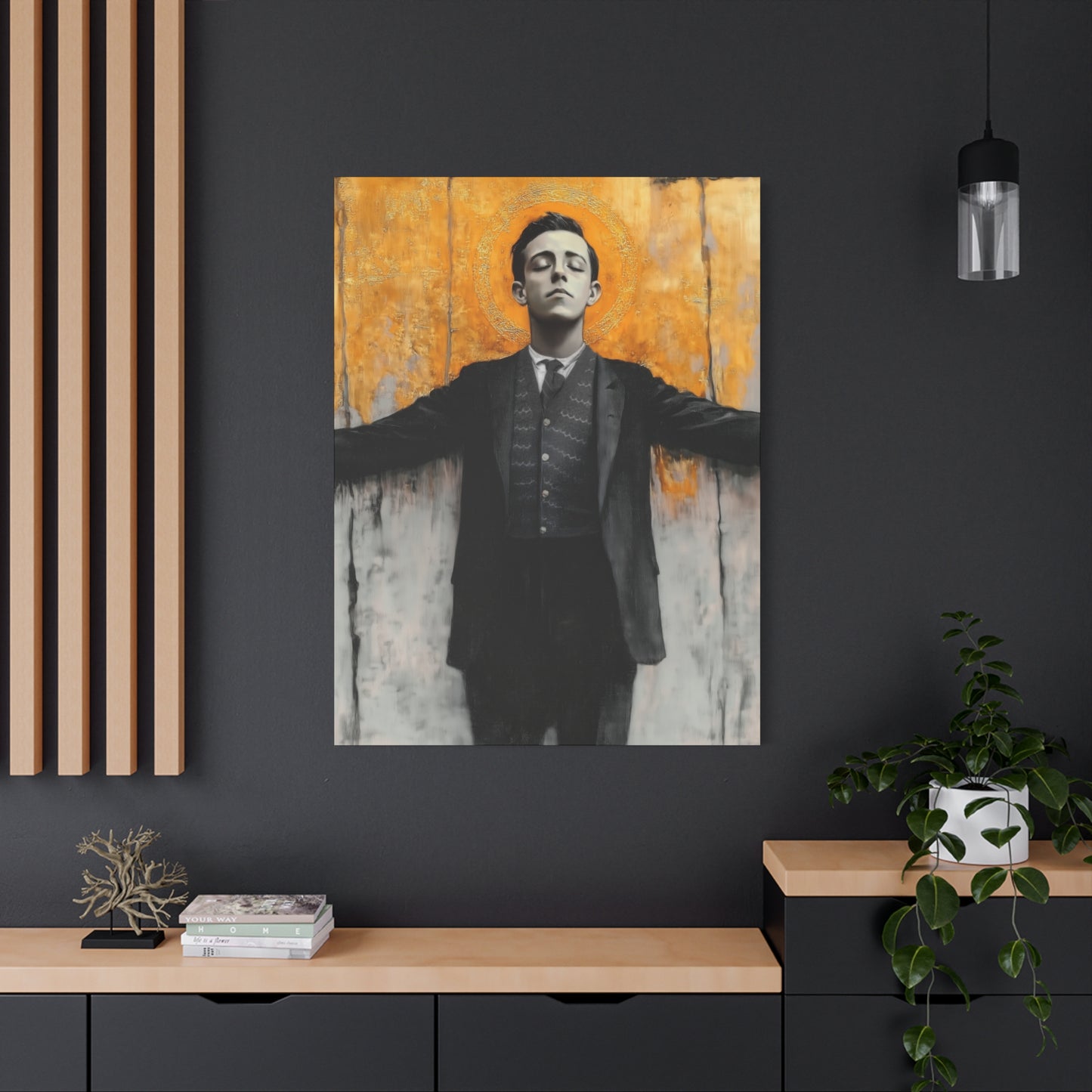 Blessed Miguel Pro- Gallery Wrapped Canvas - Print - Religious Art for your Home - Catholic Saint Art Print - Home Decor - Catholic Art