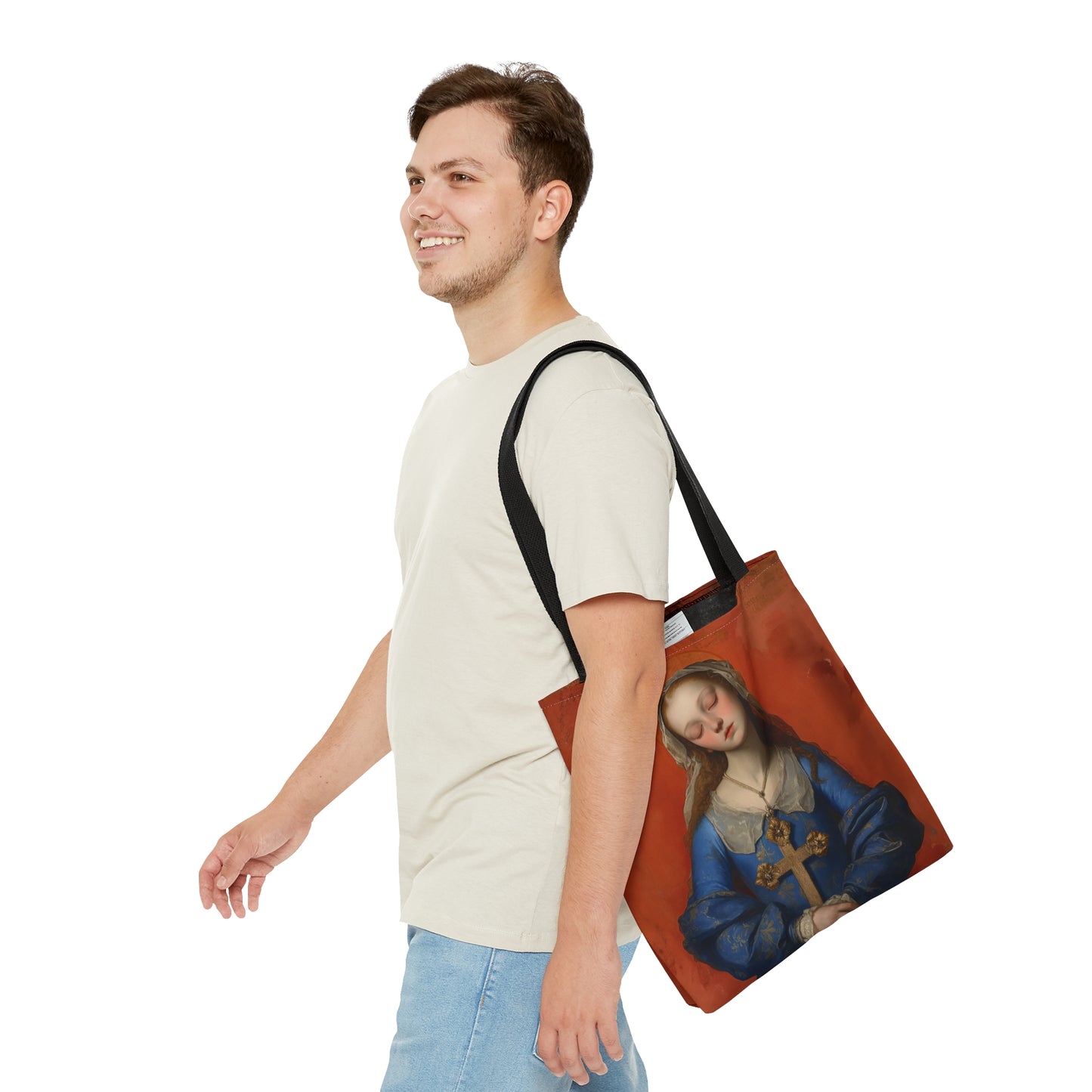 Saint Philomena of San Severino Tote Bag - Large Medium Small Faith Art Bag - Catholic Faith Purse - Religious Carry All Reusable Tote Bag