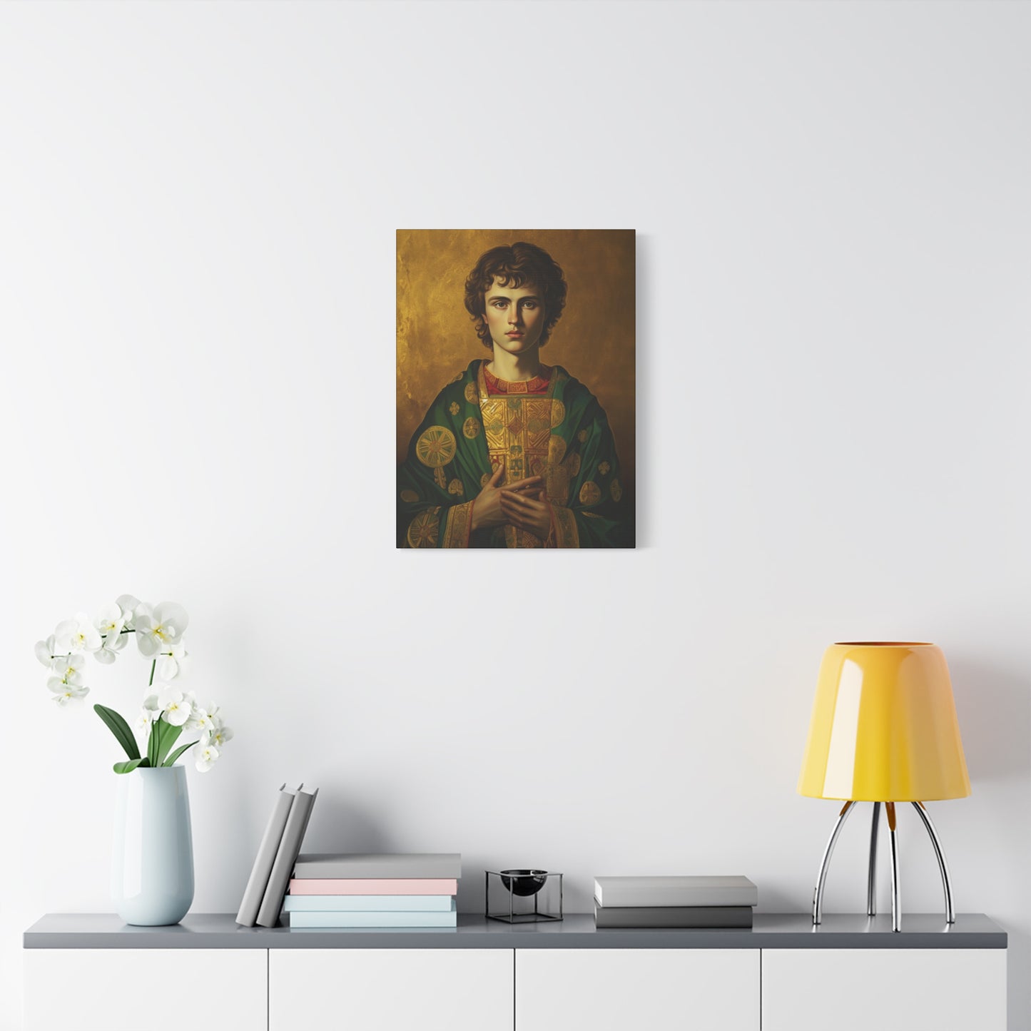 Saint Pantaleon Canvas Print - Multiple Sizes - Catholic Home art - Museum Wrapped Canvas - Sanctified Souls Print