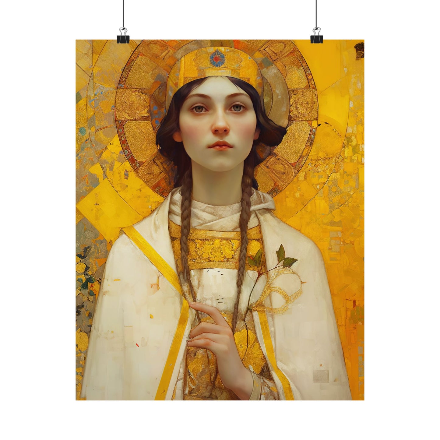Saint Agatha Print - Sanctified Souls Print - Multiple Sizes - Premium Matte Vertical Posters - Patron Saint of Nurses