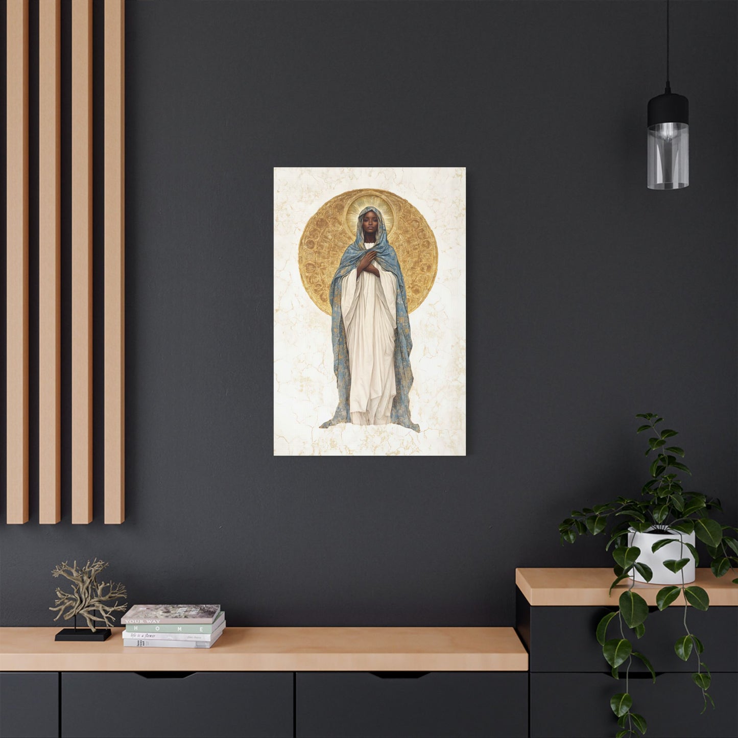 Our Lady of Kibeho- The Vision of Divine Peace - Museum Wrapped Canvas - Print - Religious Art for your Home - Christian print - Religious
