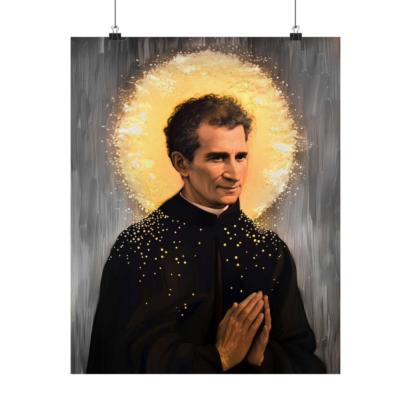 Saint John Bosco / Don Bosco  - Sanctified Souls Print - Multiple Sizes - Premium Matte Vertical Posters