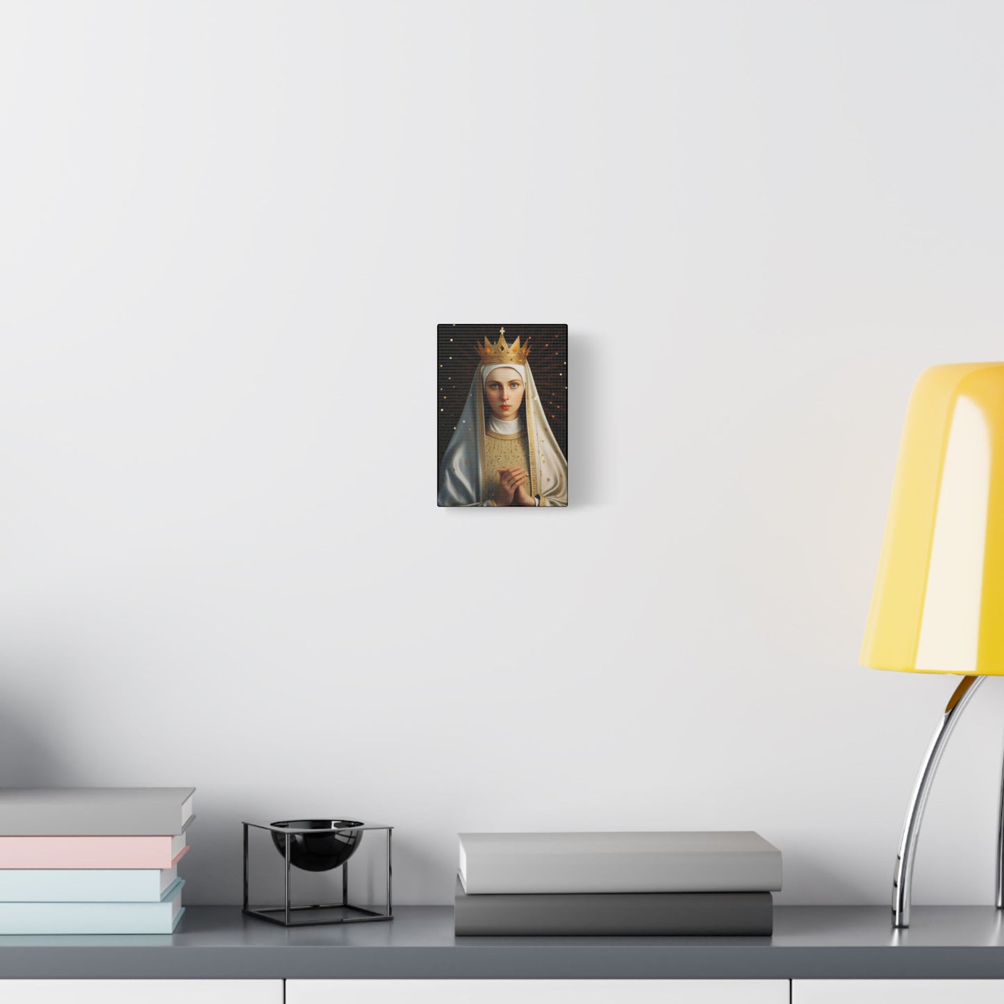 Saint Kinga of Poland Canvas Print - Multiple Sizes - Catholic Home art - Museum Wrapped Canvas - Sanctified Souls Print