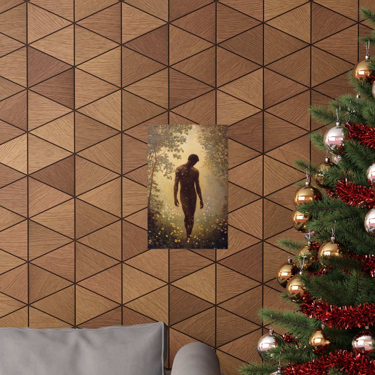 Saint Adam - Sanctified Souls Print - Multiple Sizes - Premium Posters - Catholic Art - Christian Home Decor Artwork