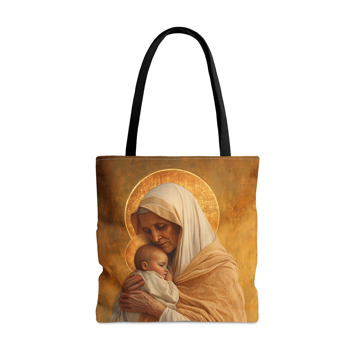 Saint Anna the Prophetess Tote Bag - Large Medium Small Faith Art Bag - Catholic Faith Purse - Religious - Prayer Bag - Devotional Purse