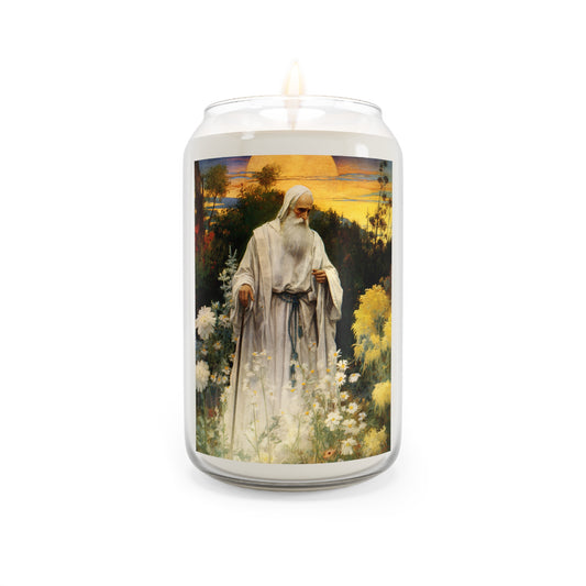 Saint Phocas the Gardener - Scented Prayer Candle, 13.75oz - Tall Size - Religious Prayer Candle - Catholic Art
