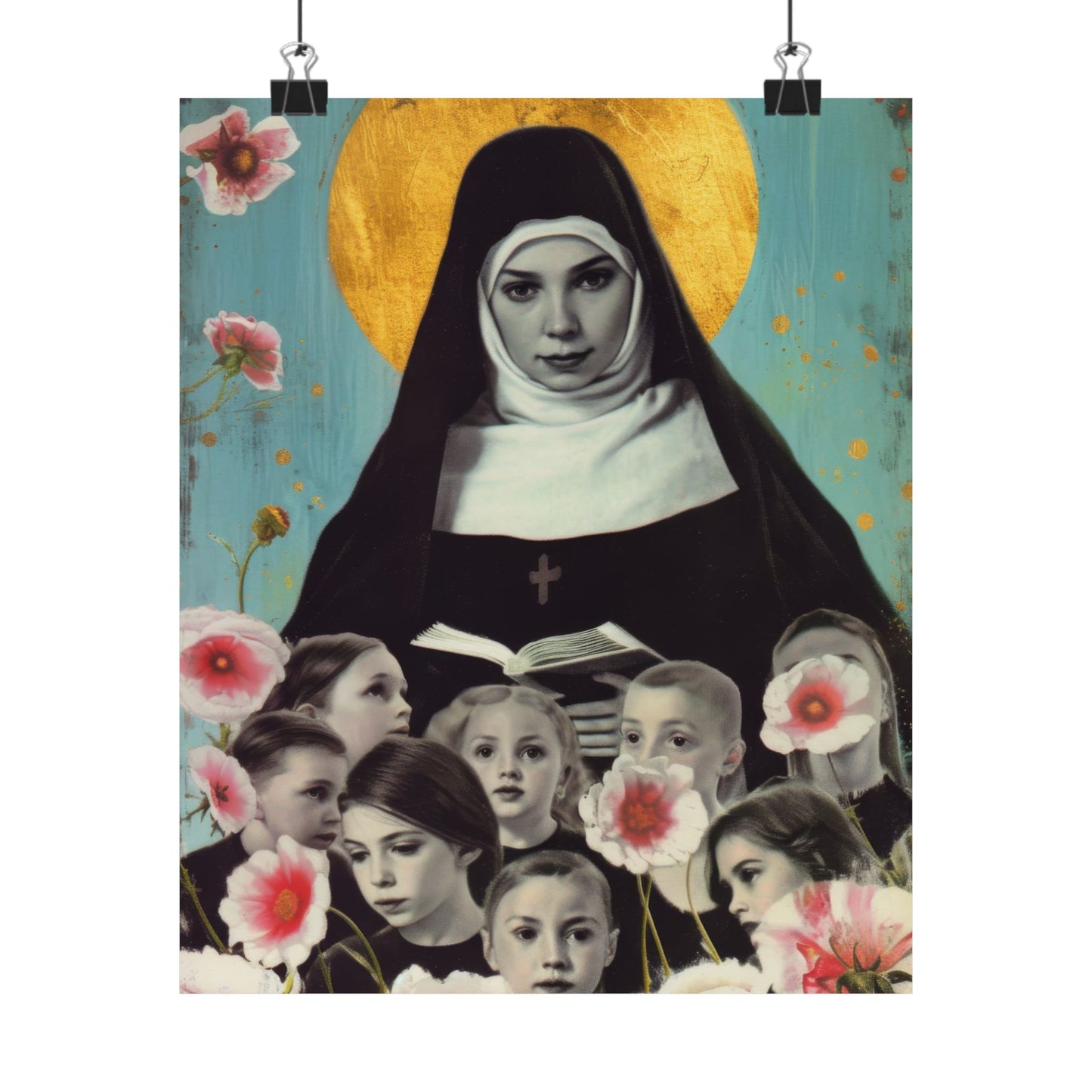 Saint Joan de Lestonnac - Sanctified Souls Print - Multiple Sizes - Premium Matte Vertical Posters