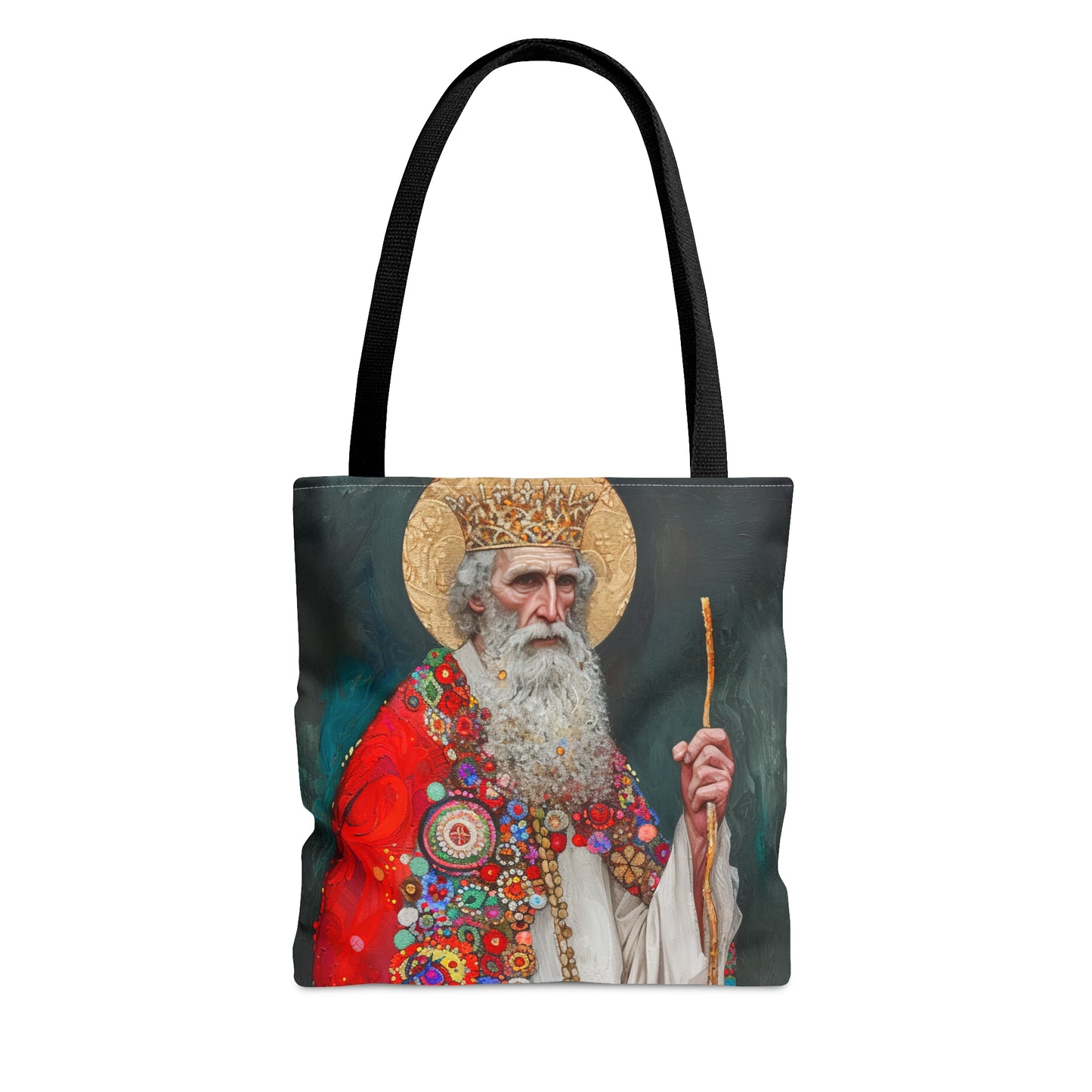 Saint Richard - Purse - Three sizes - Large Medium Small Faith Art Bag - Catholic purse - Double Sided - Patron Saint Artwork