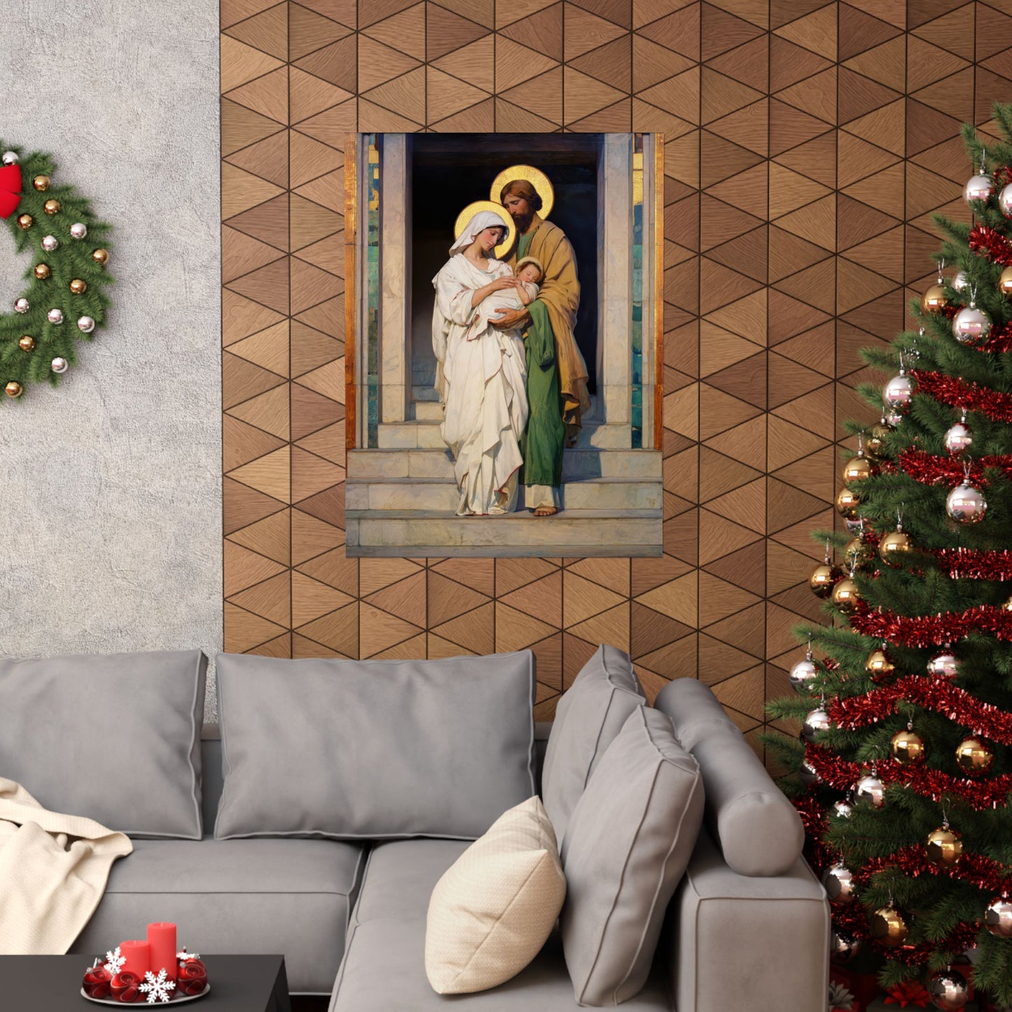 The Feast of the Presentation of the Lord - Holy Family - Sanctified Souls Print - Multiple Sizes - Premium Matte Vertical Posters