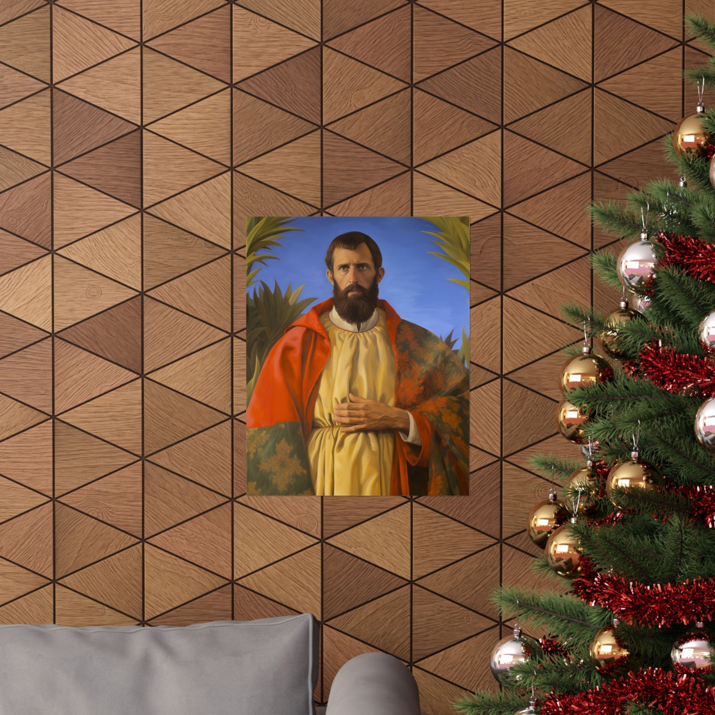 Saint Thomas the Apostle - Sanctified Souls Print - Multiple Sizes - Premium Matte Vertical Posters