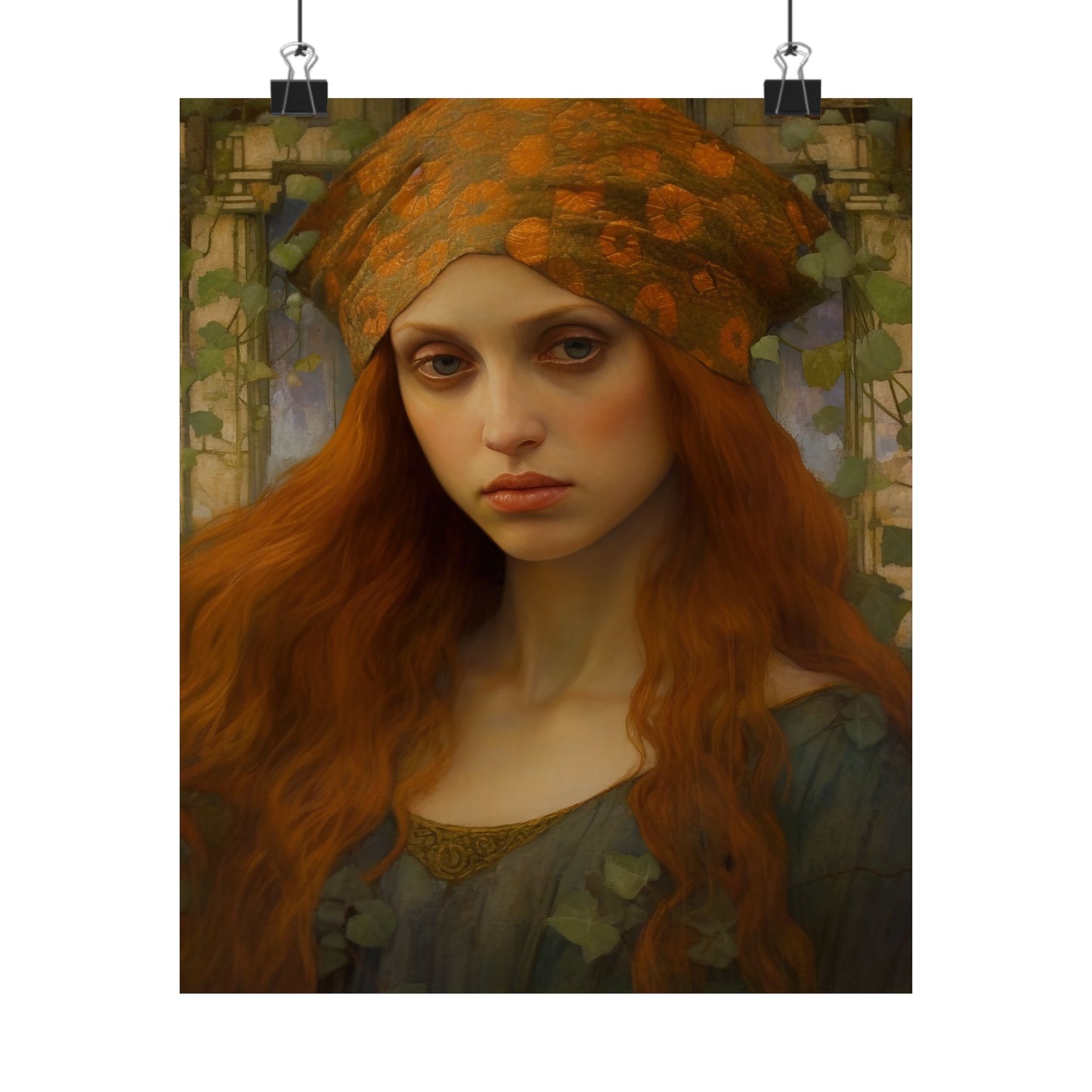 Gaze of Devotion : Mary Magdalene Print - Sanctified Souls Print - Multiple Sizes - Premium Matte Vertical Posters