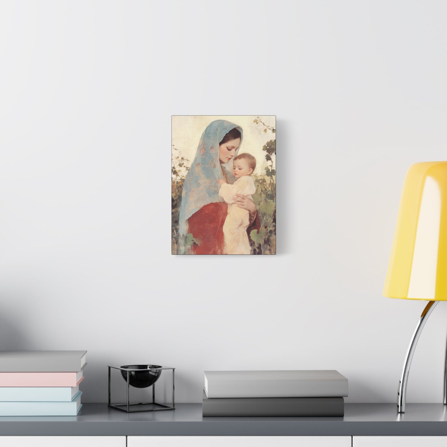 Our Lady of the Grapes / Out Lady of the Harvest - Gallery Wrapped Canvas - Print - Religious Art for your Home - Catholic Art