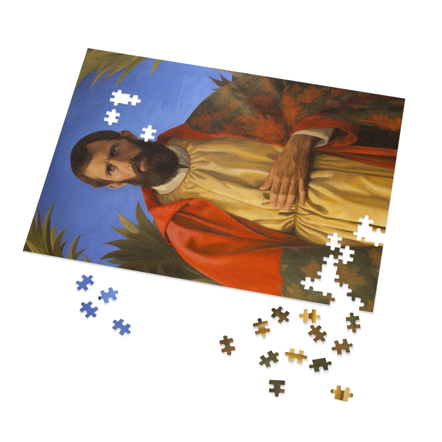 Saint Thomas the Apostle - Puzzle and Keepsake Tin - Jigsaw Puzzle (30, 110, 252, 500,1000-Piece) - Religious Puzzle