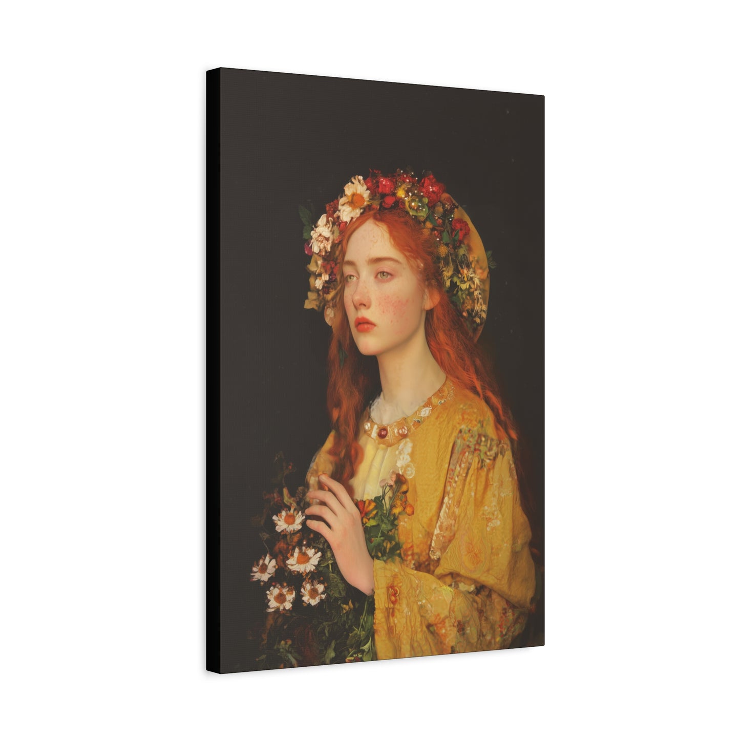 Radiance of Repentance - Mary Magdalene's Renewal - Museum Wrapped Canvas - Print - Religious Art for your Home - Prayer Room - Catholic