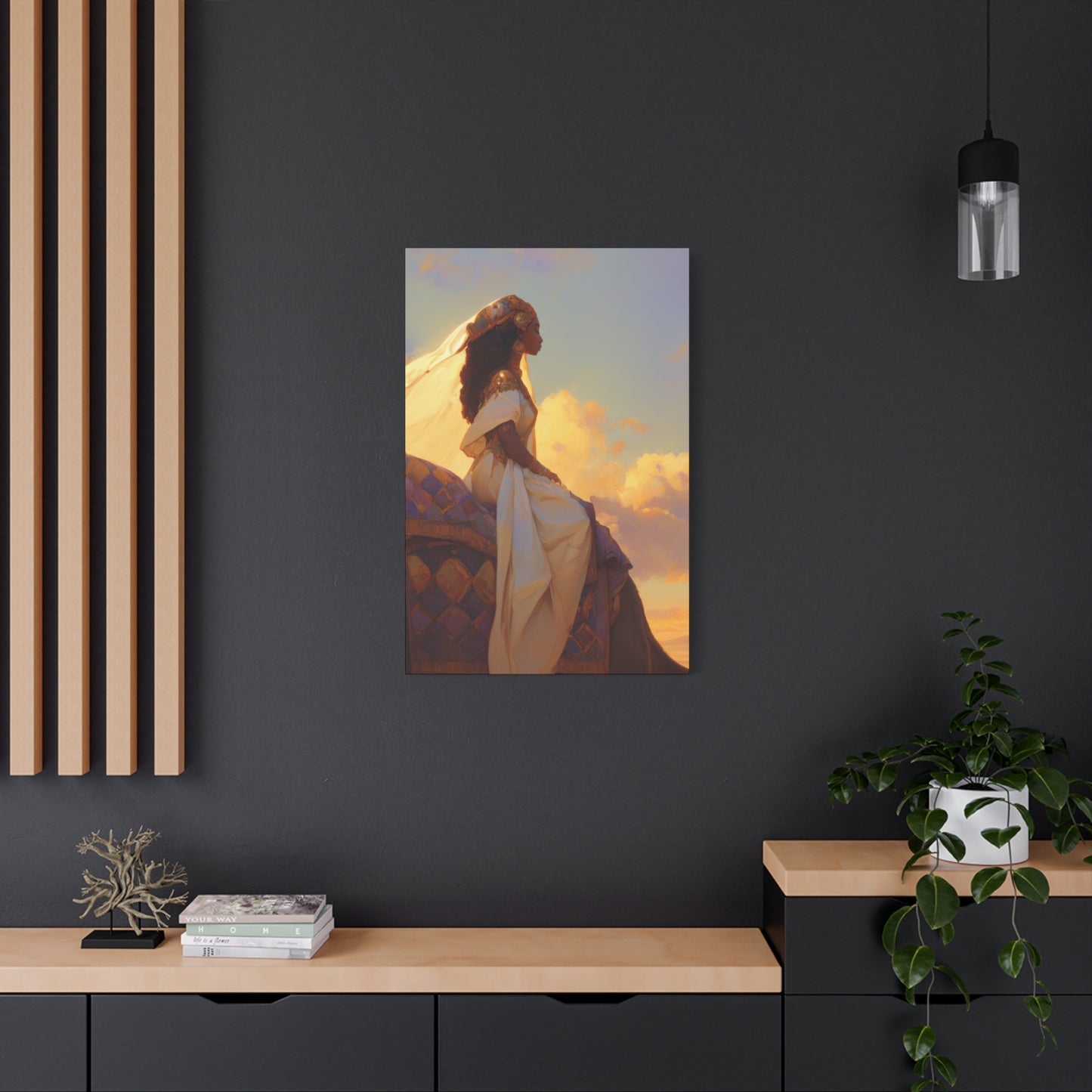 Queen of Sheba - Gallery Wrapped Canvas - Print - Religious Art for your Home - Catholic Art