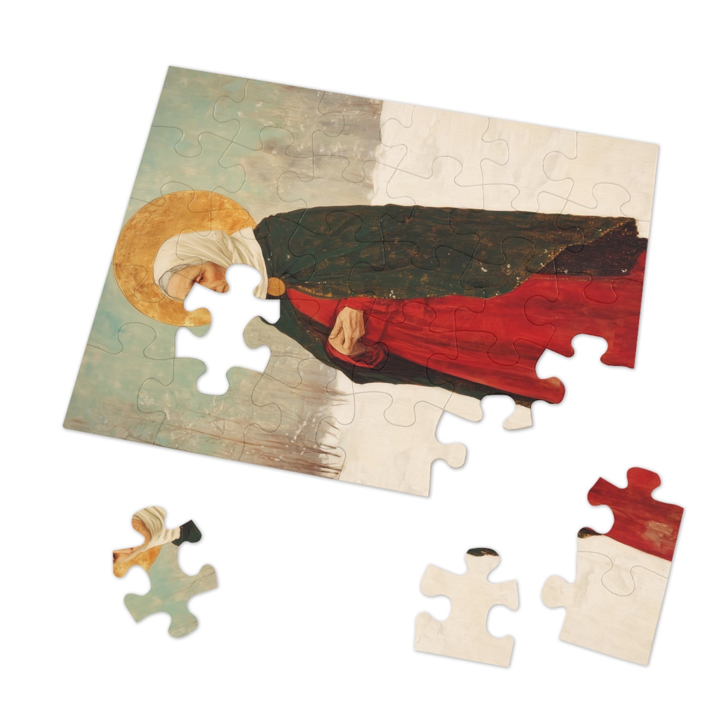 Saint Xenia - Russian Saint Art - Puzzle & Keepsake Tin - Religious Jigsaw Puzzle (30, 110, 252, 500,1000-Piece)