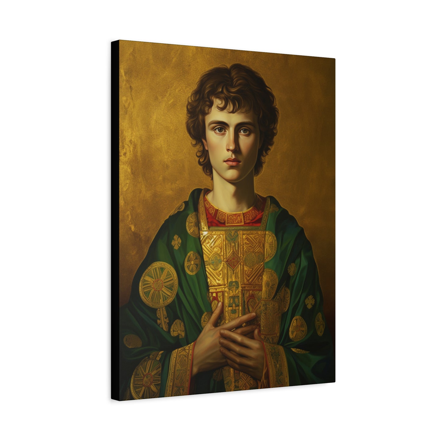 Saint Pantaleon Canvas Print - Multiple Sizes - Catholic Home art - Museum Wrapped Canvas - Sanctified Souls Print
