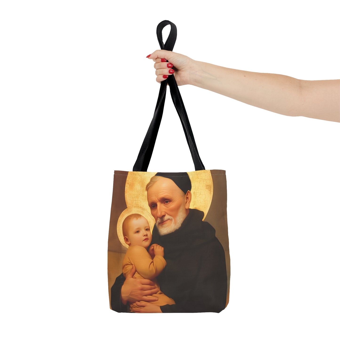 Saint Bernardino Realino Tote Bag - Large Medium Small Faith Art Bag - Catholic Faith Purse - Religious Carry All Reusable Tote Bag