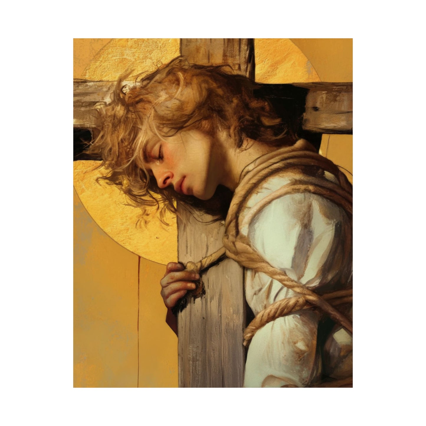 Saint Dismus, The 'Good Thief' - Sanctified Souls Print - Multiple Sizes - Premium Matte Vertical Posters