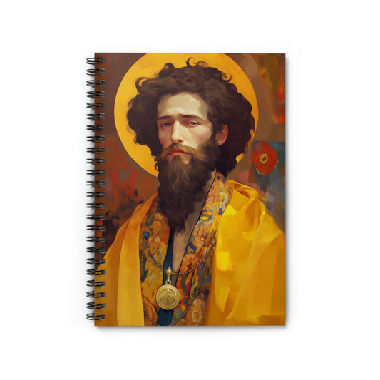 Saint James the Greater - Apostle - Journal - Sanctified Souls Art - Religious Based Notebook - Spiral Notebook - Ruled Line