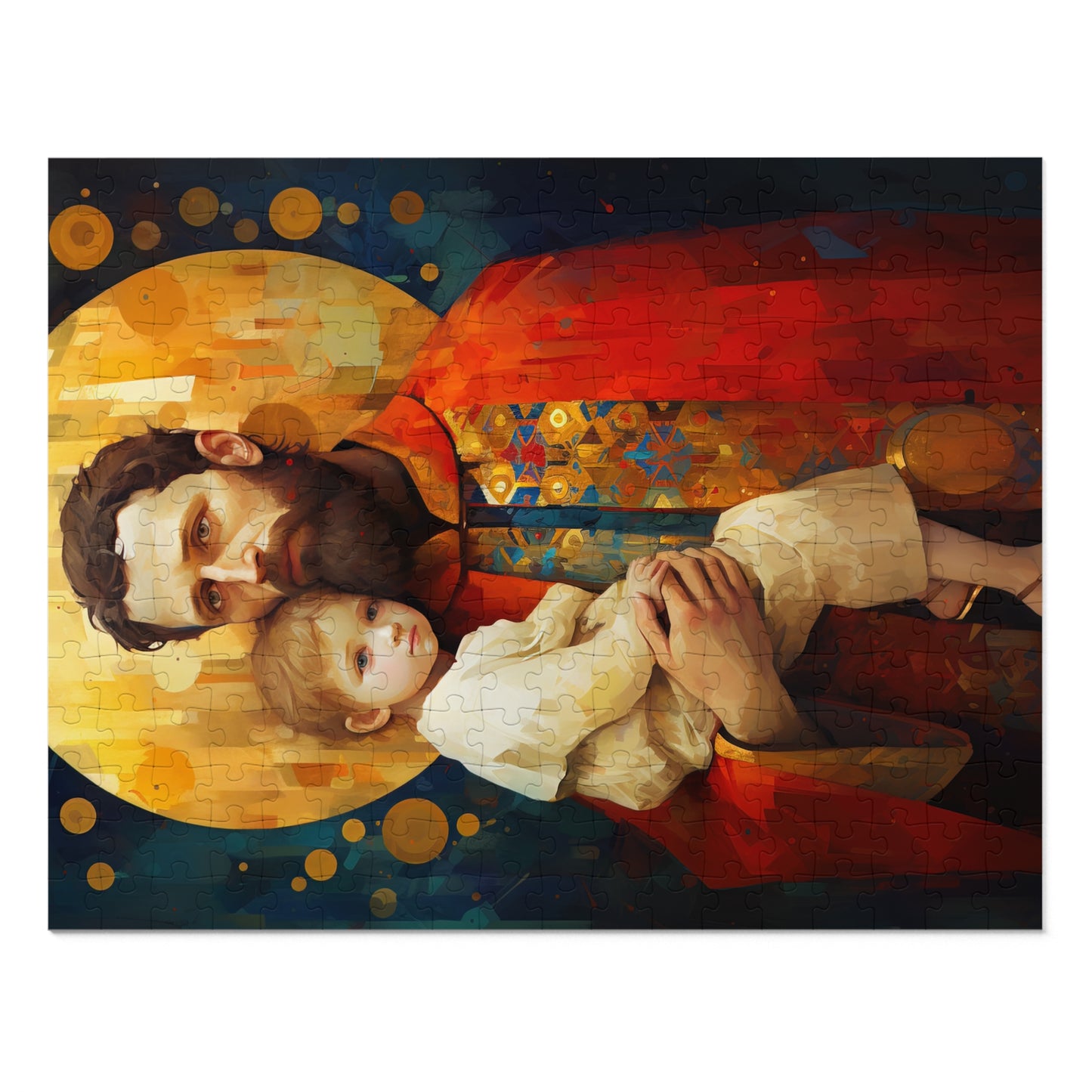 Saint Christopher - Puzzle and Keepsake Tin - Religious Jigsaw Puzzle (30, 110, 252, 500,1000-Piece) - Religious Puzzle