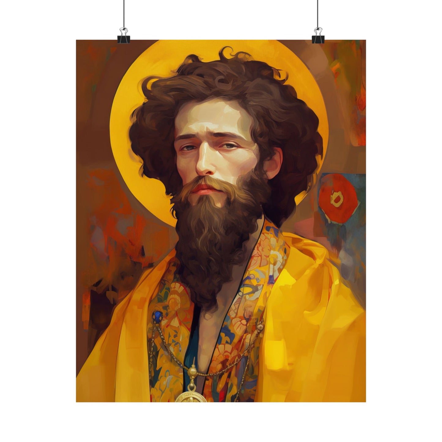 Saint James the Greater - Apostle - Sanctified Souls Print - Multiple Sizes - Premium Matte Vertical Posters