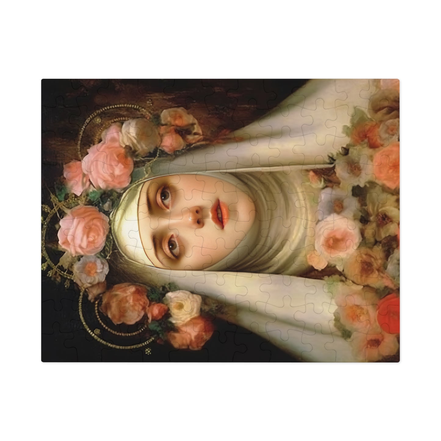 Saint Rose of Lima - Puzzle and Keepsake Tin - Religious Jigsaw Puzzle (30, 110, 252, 500,1000-Piece) - Religious Puzzle