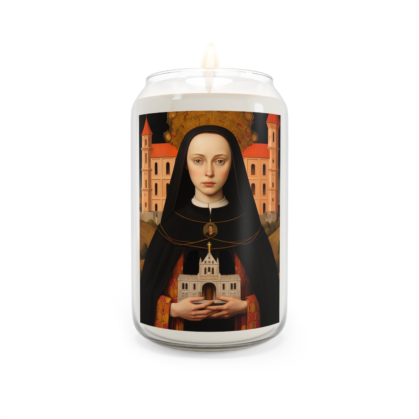 Saint Hedwig - Scented Prayer Candle, 13.75oz - Tall Size - Religious Prayer Candle - Catholic Art