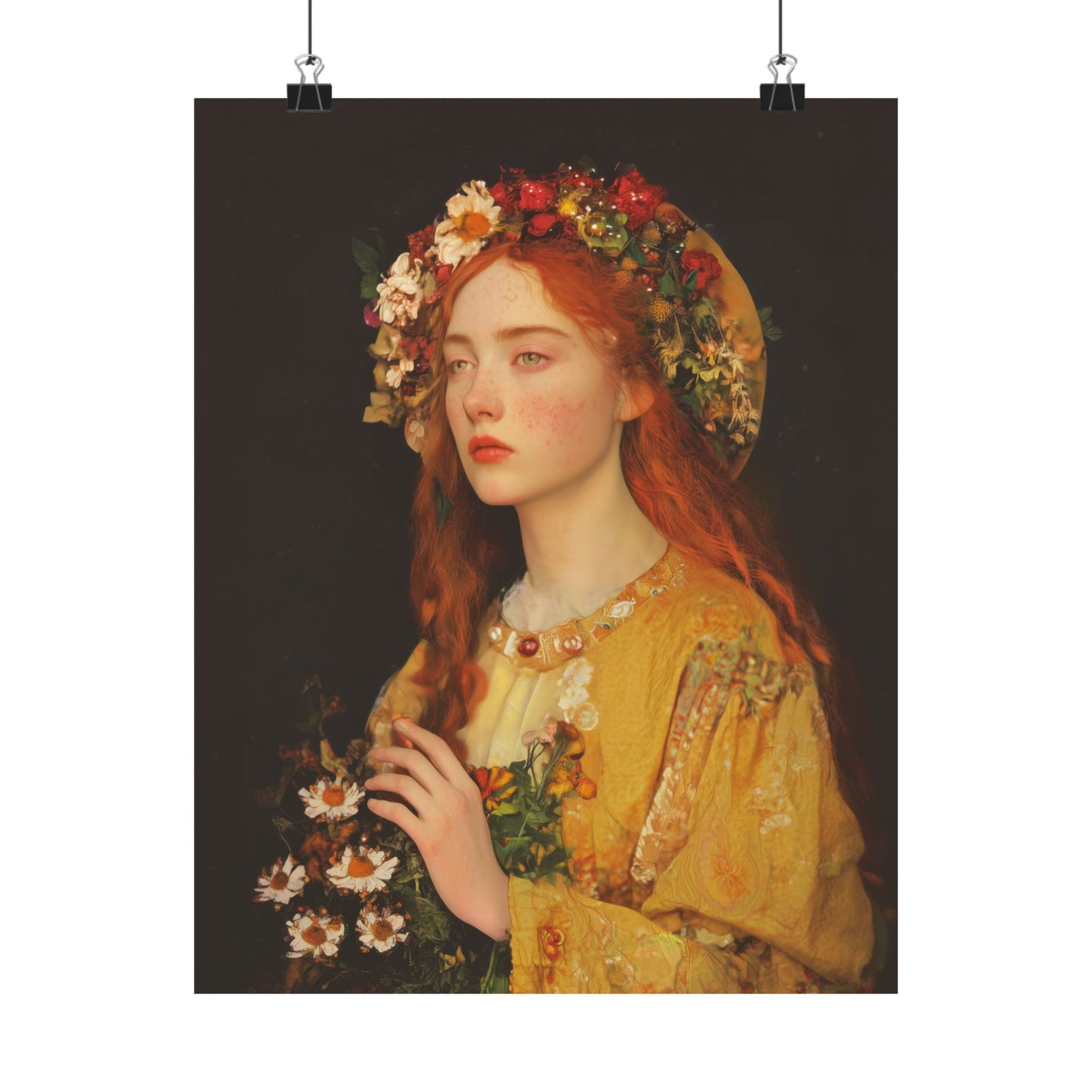 Radiance of Repentance - Mary Magdalene's Renewal - Catholic home - Multiple Sizes - Premium Poster - Catholic Art - Christian Decor