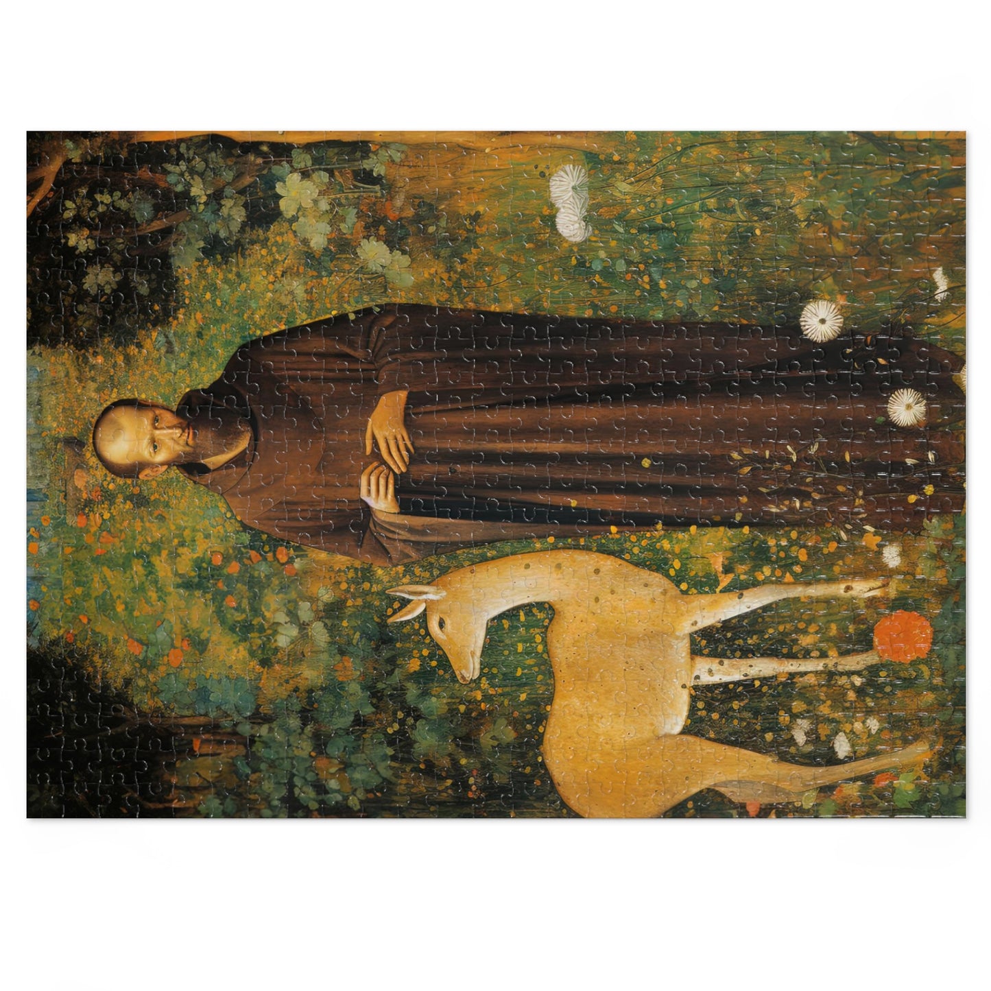 Saint Giles - Puzzle and Keepsake Tin - Religious Jigsaw Puzzle (30, 110, 252, 500,1000-Piece) - Religious Puzzle