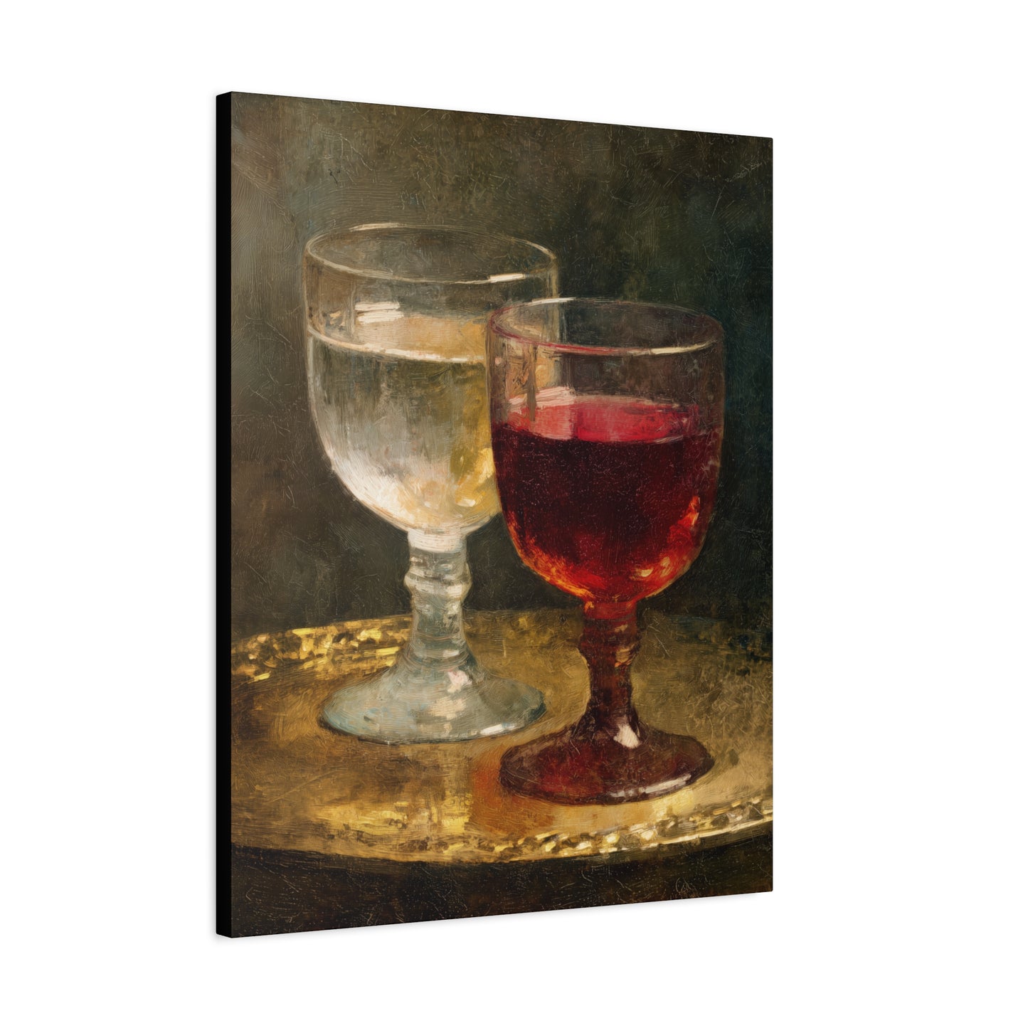 Cana and the Miracle of Abundance - Water into Wine - Gallery Wrapped Canvas - Print - Religious Art for your Home - Catholic Art Print