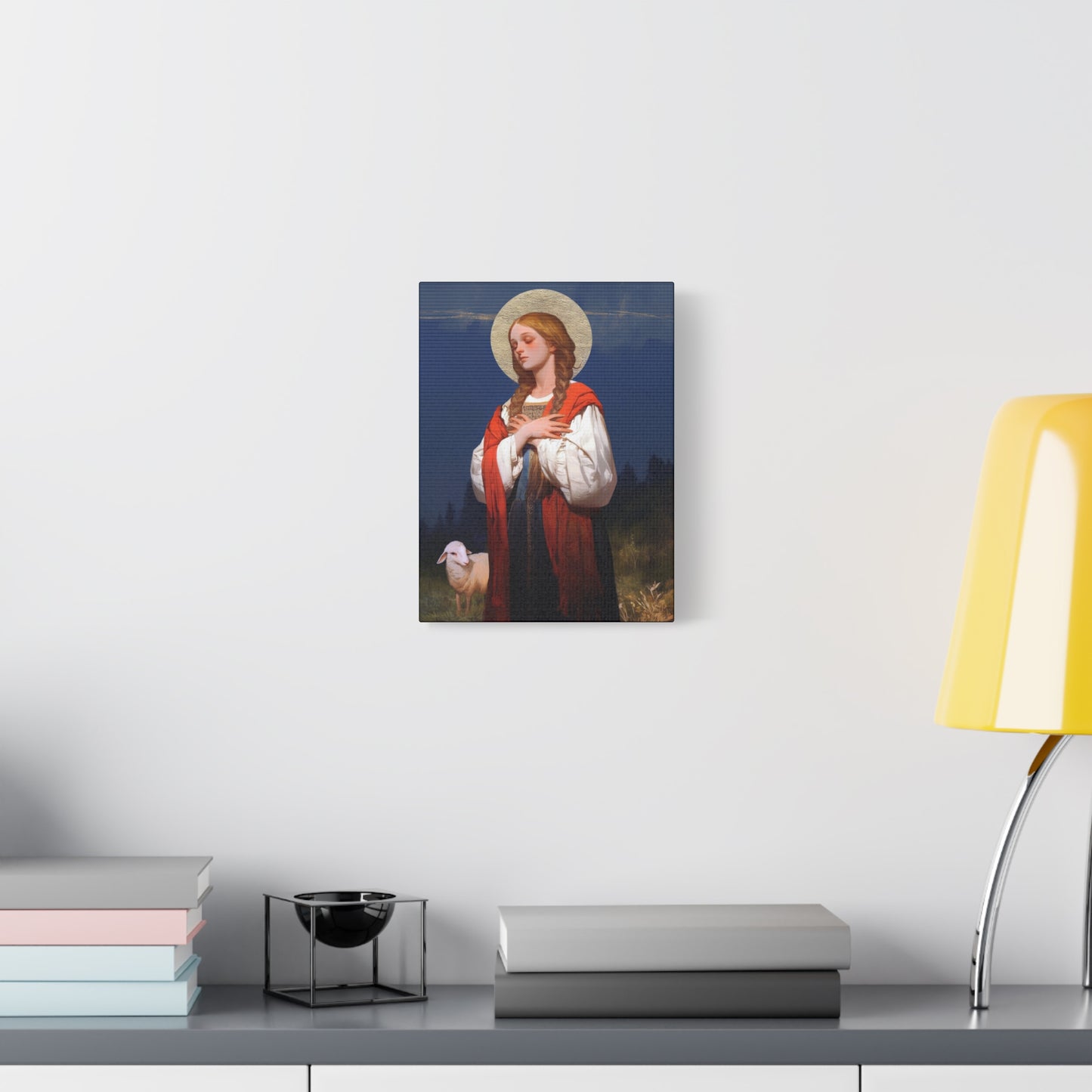 Saint Genevieve - Gallery Wrapped Canvas - Print - Religious Art for your Home - Catholic Art